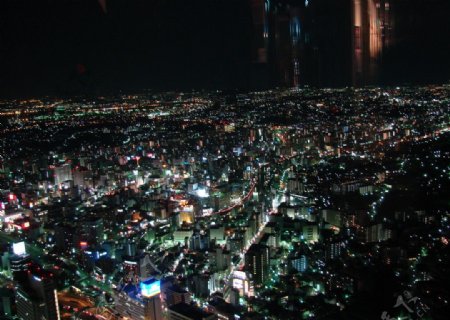 城市夜景建筑夜景图片