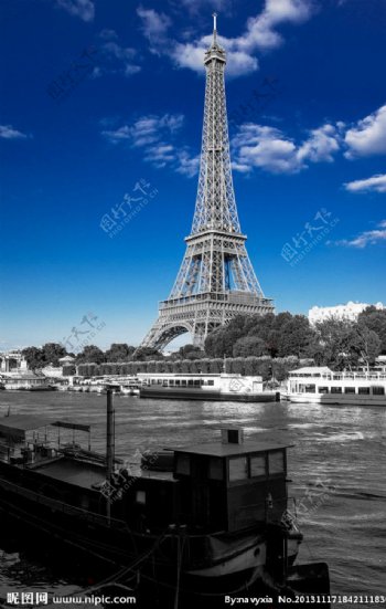 法国巴黎艾菲尔铁铁塔图片