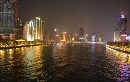 广州珠江两岸夜景图片