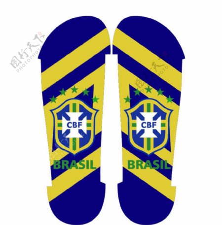 brasil拖鞋图片