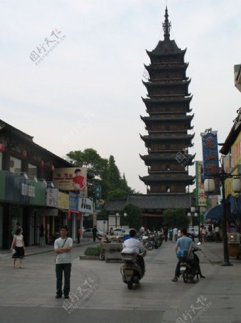 上海老塔图片