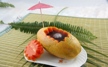胖大海木瓜盅木瓜盅图片