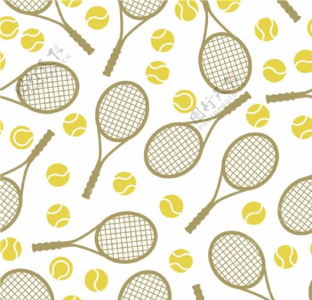 网球体育运动背景图片
