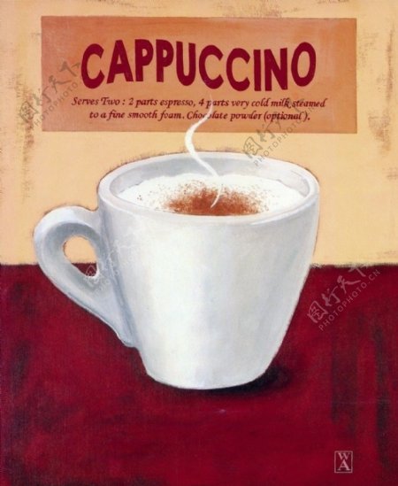 卡普齐诺咖啡图片