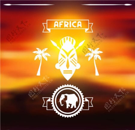 非洲土著图标图片