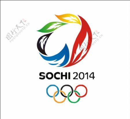 索契2014冬奥会标图片