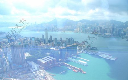 香港全景图图片