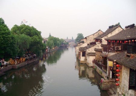 西塘古镇河道图片
