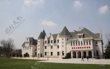上海宝山顾村公园欧式城堡图片