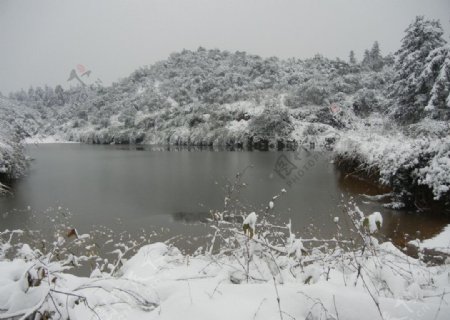湖南雪景图片