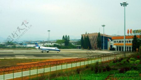 梅县机场风景图片