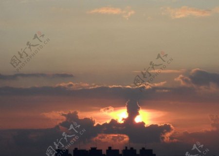 日出云景图片
