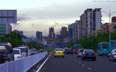 城市风景交通建筑图片