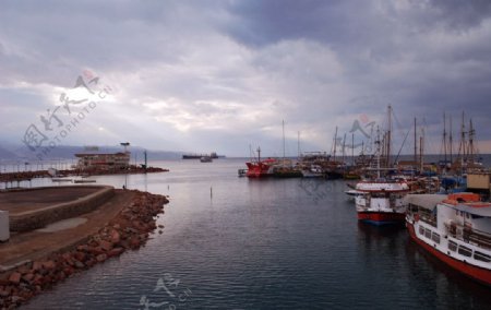 红海清晨图片