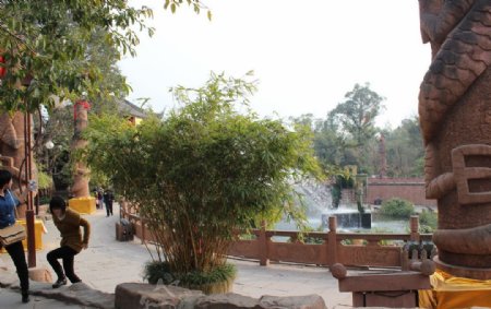 黄龙溪古镇风景图片