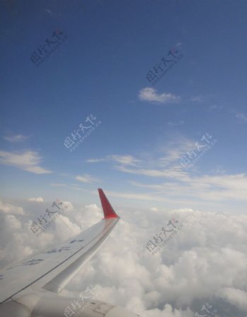 飞机云海图片