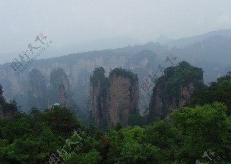 张家界山岭图片