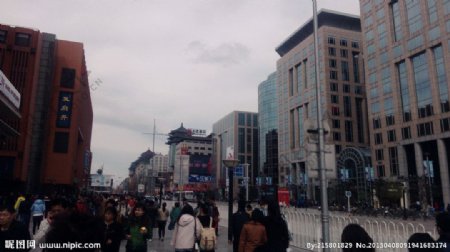 王府井大街北京图片