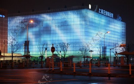 世博上海企业联合馆夜景图片