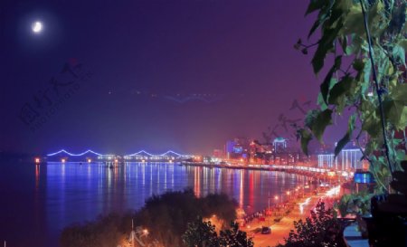 鸭绿江之夜图片