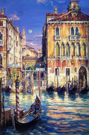 油画威尼斯2图片