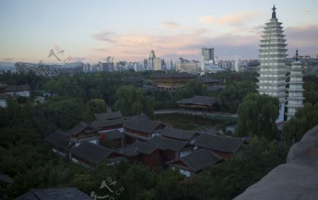 中华民族园一景图片