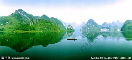 广西桂林山水非高清图片