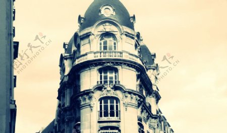 巴黎街角图片