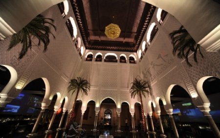 世博会摩洛哥室内景观图片