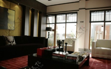 中式客厅清新简洁大气房子别墅图片