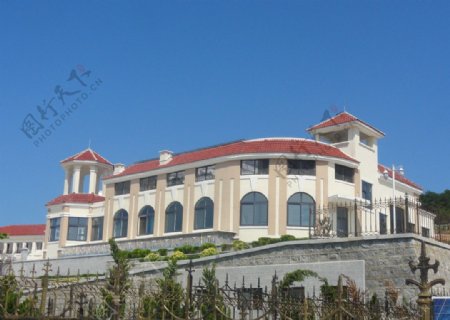 崆峒岛建筑图片