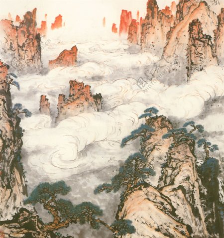 黄山云图片