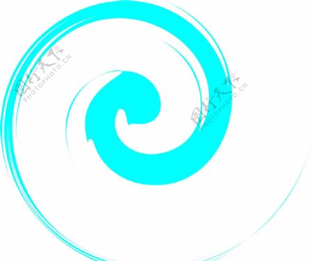 青色鸟型Logo图片