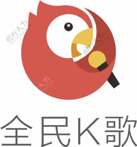 全民K歌矢量logo图片