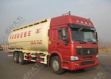 中国重汽干粉槽罐车图片