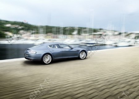 豪华Bentley宾利蓝色轿车跑车图片