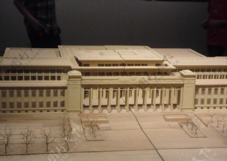 国家博物馆建筑模型图片