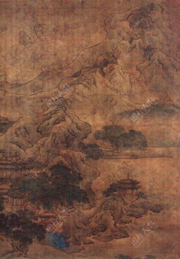 珍藏古代山水画图片