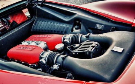 法拉利458发动机图片
