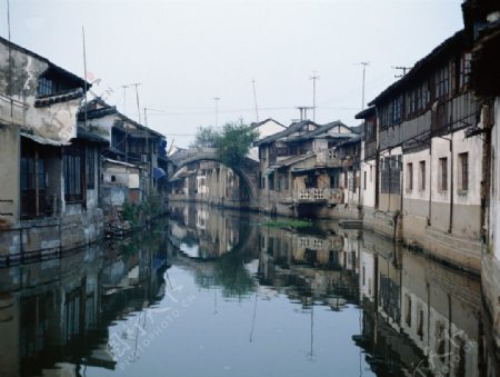 江南小桥流水人家风景图图片