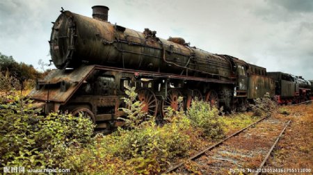 老旧火车图片