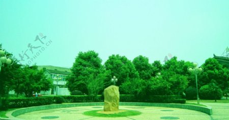 湘潭白石公园的自然景色图片