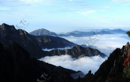 黄山云海图片