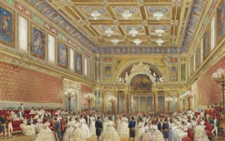 19世纪宫庭舞会图片