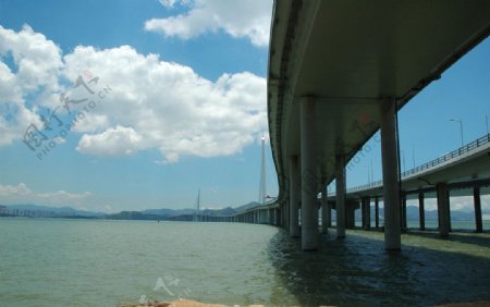 深圳西部通道跨海大桥图片