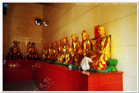 中国佛教十八罗汉图片