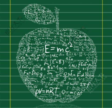 数学方程式苹果图片