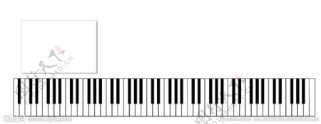 標準大小鋼琴88鍵图片
