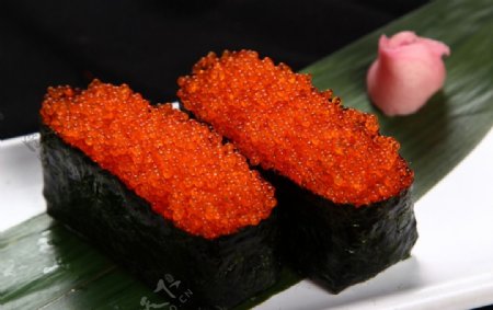 蟹子寿司图片