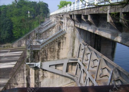 重庆长寿湖水坝图片